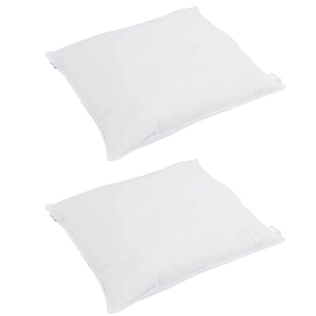 vidaXL Winter Dekbed met kussen 3 pcs Wit Donsveertjes afbeelding2 - 1