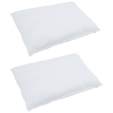 vidaXL Dekbed Set met kussen 3 pcs Wit Donsveertjes afbeelding2 - 1