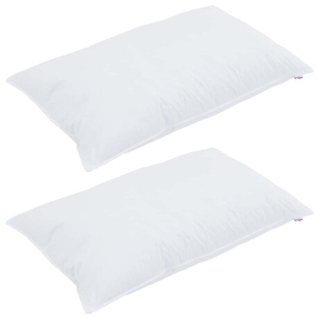 vidaXL Dekbedovertrek Set met kussen 3 pcs Wit 240 x 220 cm Microvezel afbeelding2 - 1