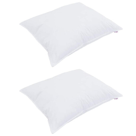 vidaXL Dekbedovertrek Set met kussen 3 pcs Wit 240 x 220 cm Microvezel afbeelding2 - 1