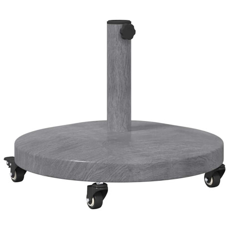 vidaXL Buiten Parasols Donkerhout 48 x 48 x 32.5 cm Staal, Beton afbeelding2 - 1