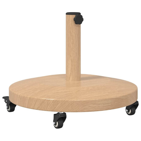vidaXL Buiten Parasols Lichthout 48 x 48 x 32.5 cm Staal, Beton afbeelding2 - 1