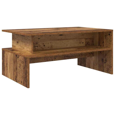 vidaXL Salontafel Oudhout 90 x 55 x 42,5 cm Bewerkt hout afbeelding2 - 1