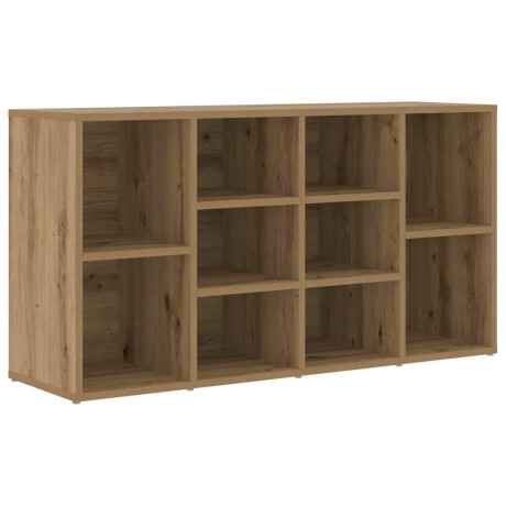 vidaXL Schoenenbank met plank Anders artisanaal eikenkleurig 103 x 30 x 55 cm afbeelding2 - 1