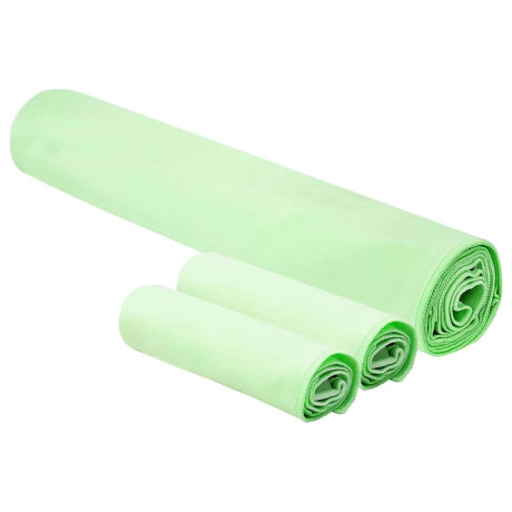 vidaXL Set van Sporthanddoeken 3 pcs Groen Polyester en Polyamide afbeelding2 - 1