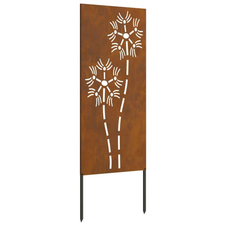 vidaXL Tuin decoratief paneel Roestig 50 x 140 cm Verweerd staal afbeelding2 - 1