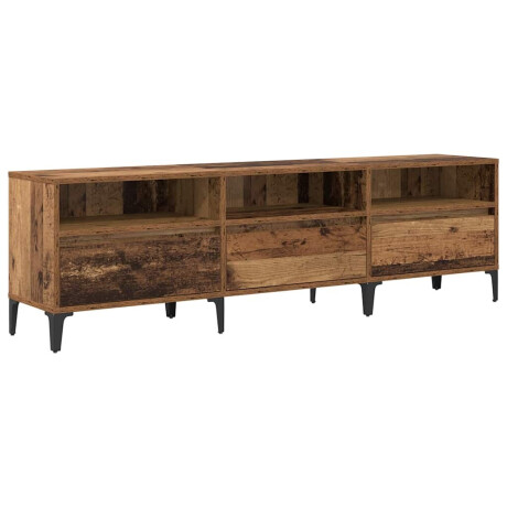 vidaXL TV-kast Oud hout 150 x 30 x 44.5 cm Bewerkt hout afbeelding2 - 1