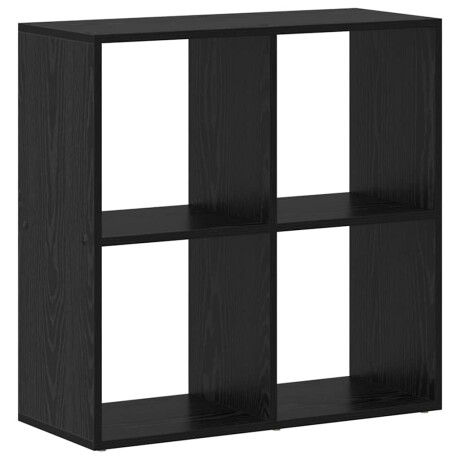 vidaXL Boekenkast Zwart eiken 69.5 x 29 x 69.5 cm Bewerkt hout afbeelding2 - 1