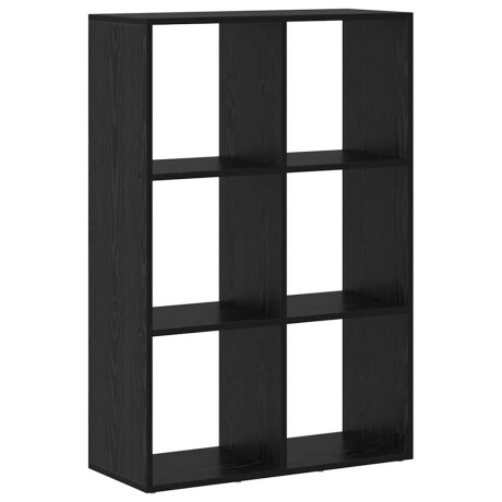 vidaXL Boekenkast Zwart eiken 69.5 x 29 x 103.5 cm Bewerkt hout afbeelding2 - 1