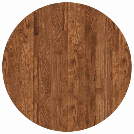 vidaXL Tafelblad Donkerbruin Ø 70 x 2,5 cm Massief Eikenhout afbeelding2 - 1