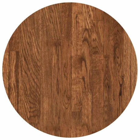 vidaXL Tafelblad Donkerbruin Ø 40 x 4 cm Massief Eikenhout afbeelding2 - 1