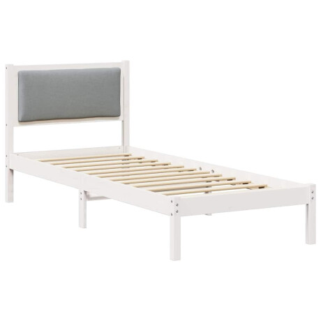 vidaXL Bedframe Lichtgrijs 80 x 200 cm Massief grenenhout afbeelding2 - 1