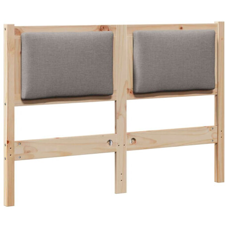vidaXL Hoofdbord Anders Bruin 135 cm Massief grenenhout afbeelding2 - 1