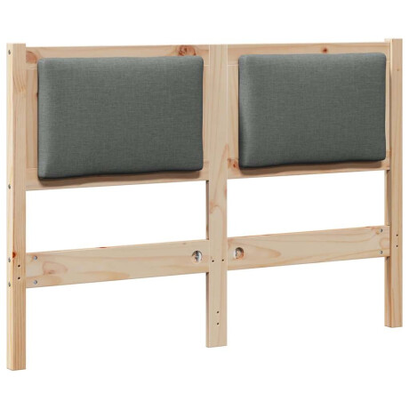 vidaXL Hoofdbord Anders Bruin 120 cm Massief grenenhout afbeelding2 - 1