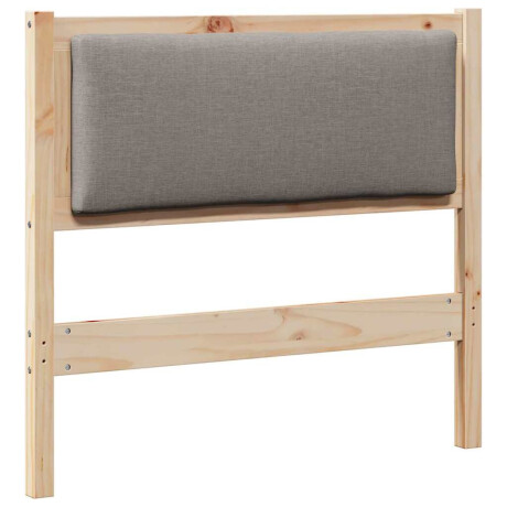vidaXL Hoofdbord Anders Bruin 90 cm Massief grenenhout afbeelding2 - 1