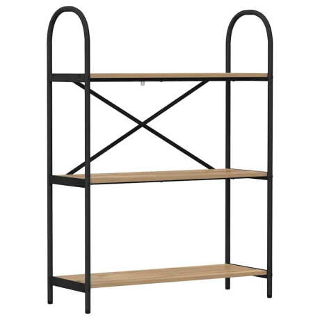 vidaXL Boekenkast Artisan Eiken 80 x 30 x 109 cm Bewerkt hout afbeelding2 - 1