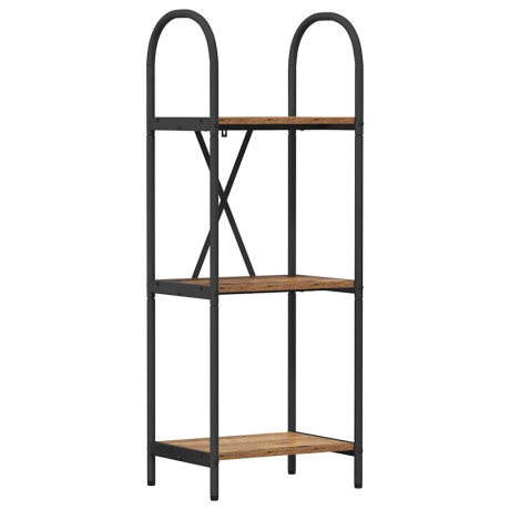 vidaXL Boekenkast Oudhout 40 x 30 x 109 cm Bewerkt hout afbeelding2 - 1