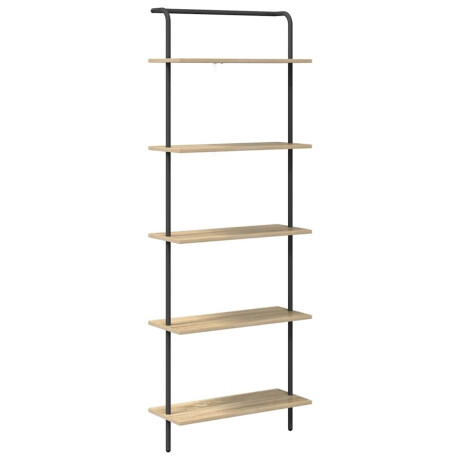 vidaXL Boekenkast Sonoma Eiken 60 x 24 x 168 cm Bewerkt hout afbeelding2 - 1