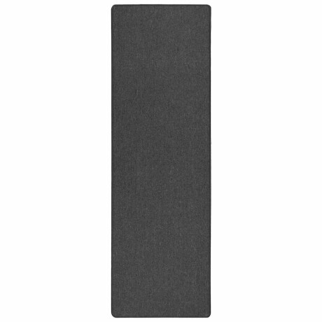 vidaXL Tapijt Loper Donkergrijs 100 x 250 cm 100% Polypropyleen afbeelding2 - 1