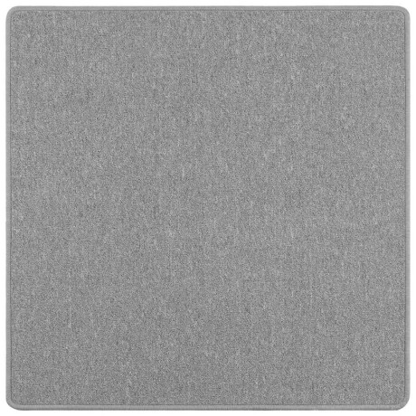 vidaXL Tapijt Loper Lichtgrijs 100 x 100 cm 100% Polypropyleen afbeelding2 - 1