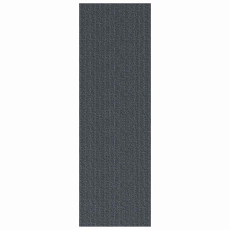 vidaXL Tapijt Loper Grijs 80 x 300 cm Stof afbeelding2 - 1