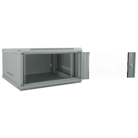 vidaXL Netwerk kabinet met opslag Grijs 60 x 60 x 35 cm Staal afbeelding2 - 1