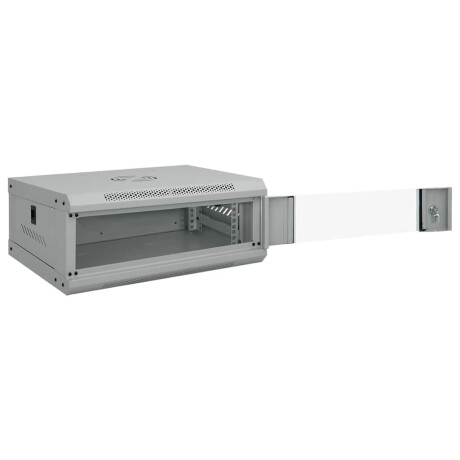 vidaXL Netwerk kabinet met opslag Grijs 53 x 35 x 21 cm Staal afbeelding2 - 1