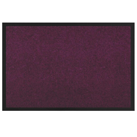 vidaXL Deurmat Bordeauxrood 60 x 40 x 1.2 cm Teddy Stof afbeelding2 - 1