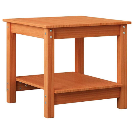 vidaXL Salontafel Wasbruin 50 x 50 x 45 cm Massief grenenhout afbeelding2 - 1