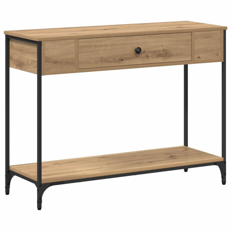 vidaXL Wandtafel Other artisanaal eikenkleurig 100 x 34.5 x 75 cm afbeelding2 - 1