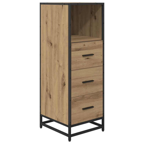 vidaXL Badkamer Kast artisanaal eikenkleurig 35 x 37,5 x 100 cm afbeelding2 - 1