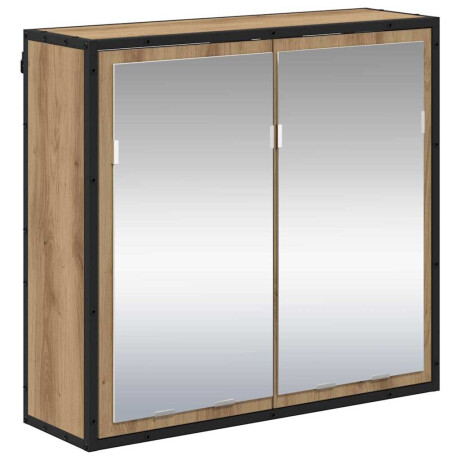 vidaXL Badkamer spiegelkast artisanaal eikenkleurig 65 x 20 x 60 cm afbeelding2 - 1