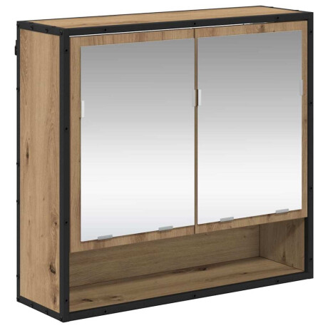 vidaXL Badkamer spiegelkast artisanaal eikenkleurig 65 x 20 x 60 cm afbeelding2 - 1