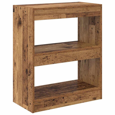 vidaXL Boekenkast Oudhout 60 x 30 x 72 cm Bewerkt hout afbeelding2 - 1