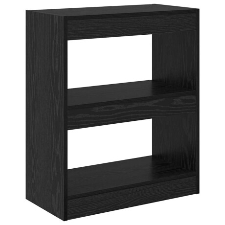 vidaXL Boekenkast Zwart eiken 60 x 30 x 72 cm Bewerkt hout afbeelding2 - 1