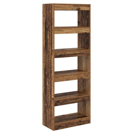 vidaXL Boekenkast Oud hout 60 x 30 x 166 cm Bewerkt hout afbeelding2 - 1