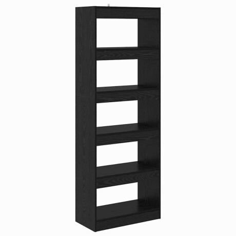 vidaXL Boekenkast Zwart eiken 60 x 30 x 166 cm Bewerkt hout afbeelding2 - 1