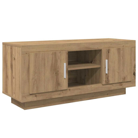 vidaXL TV-kast Artisan Eiken 102 x 35 x 45 cm Bewerkt hout afbeelding2 - 1
