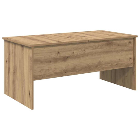 vidaXL Salontafel Artisan Eiken 102 x 50,5 x 46,5 cm Bewerkt hout afbeelding2 - 1