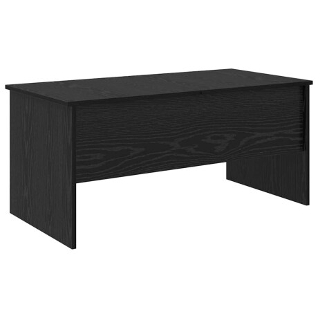 vidaXL Salontafel Zwart Eiken 102 x 50,5 x 46,5 cm Bewerkt hout afbeelding2 - 1