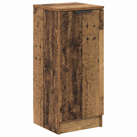 vidaXL Dressoir Oudhout 30 x 30 x 70 cm Bewerkt hout afbeelding2 - 1