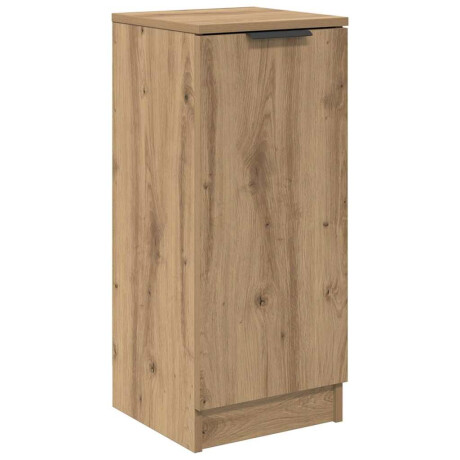 vidaXL Dressoir artisanaal eikenkleurig 30 x 30 x 70 cm Bewerkt hout afbeelding2 - 1