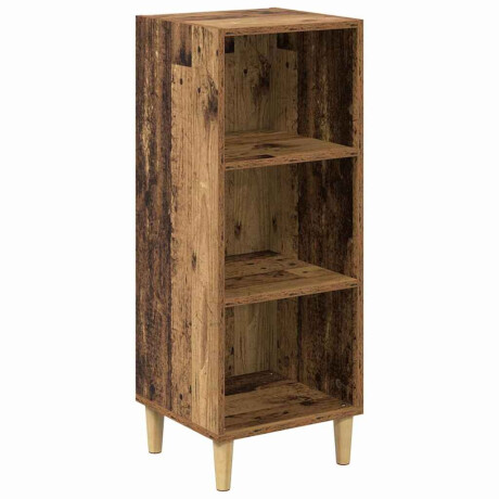 vidaXL Dressoir Oudhout 34,5 x 32,5 x 90 cm Bewerkt hout afbeelding2 - 1