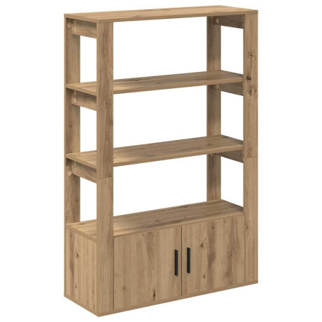 vidaXL Dressoir artisanaal eikenkleurig 30 x 80 x 119,5 cm afbeelding2 - 1