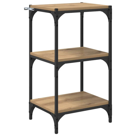 vidaXL Boekenkast artisanaal eikenkleurig 40 x 33 x 70,5 cm afbeelding2 - 1
