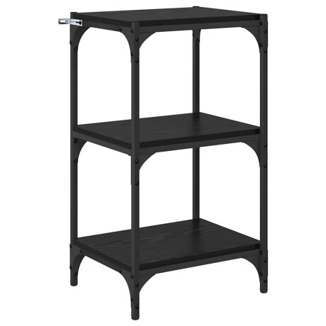 vidaXL Boekenkast Zwart eiken 40 x 33 x 70,5 cm afbeelding2 - 1