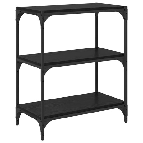 vidaXL Boekenkast Zwart eiken 60 x 33 x 70,5 cm afbeelding2 - 1
