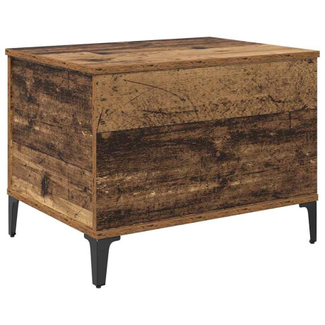 vidaXL Salontafel Oud Hout 60 x 44,5 x 45 cm Bewerkt hout afbeelding2 - 1