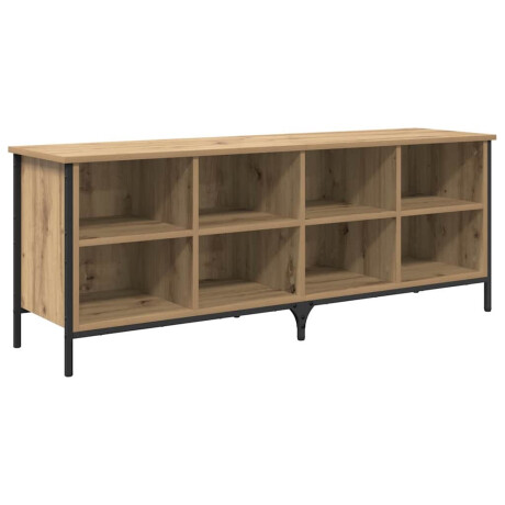 vidaXL Schoenenkast met plank Artisan Eiken 131 x 35 x 50 cm afbeelding2 - 1