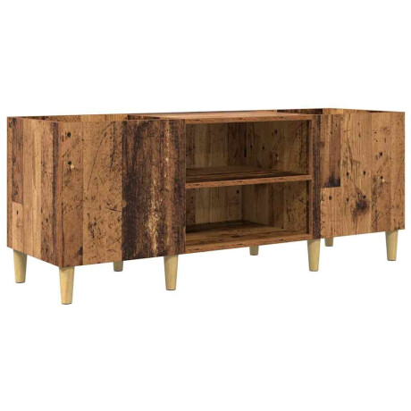vidaXL Platenkast Oud Hout 121 x 38 x 48 cm Bewerkt hout afbeelding2 - 1